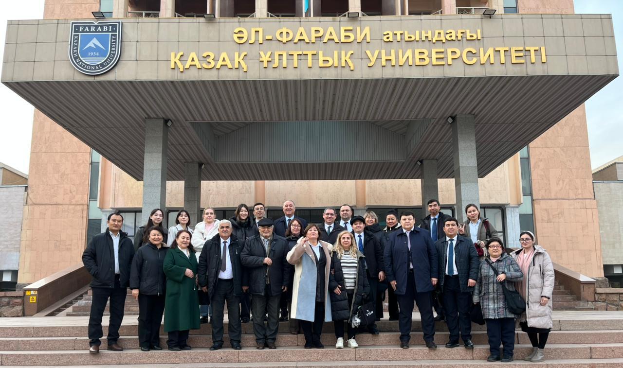 LESLIE Project Delegation Visits Al-Farabi KazNU Museum